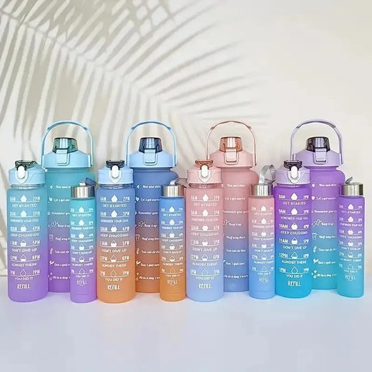 Pack of 3 Water Bottle for Sports & Outdoor Activities